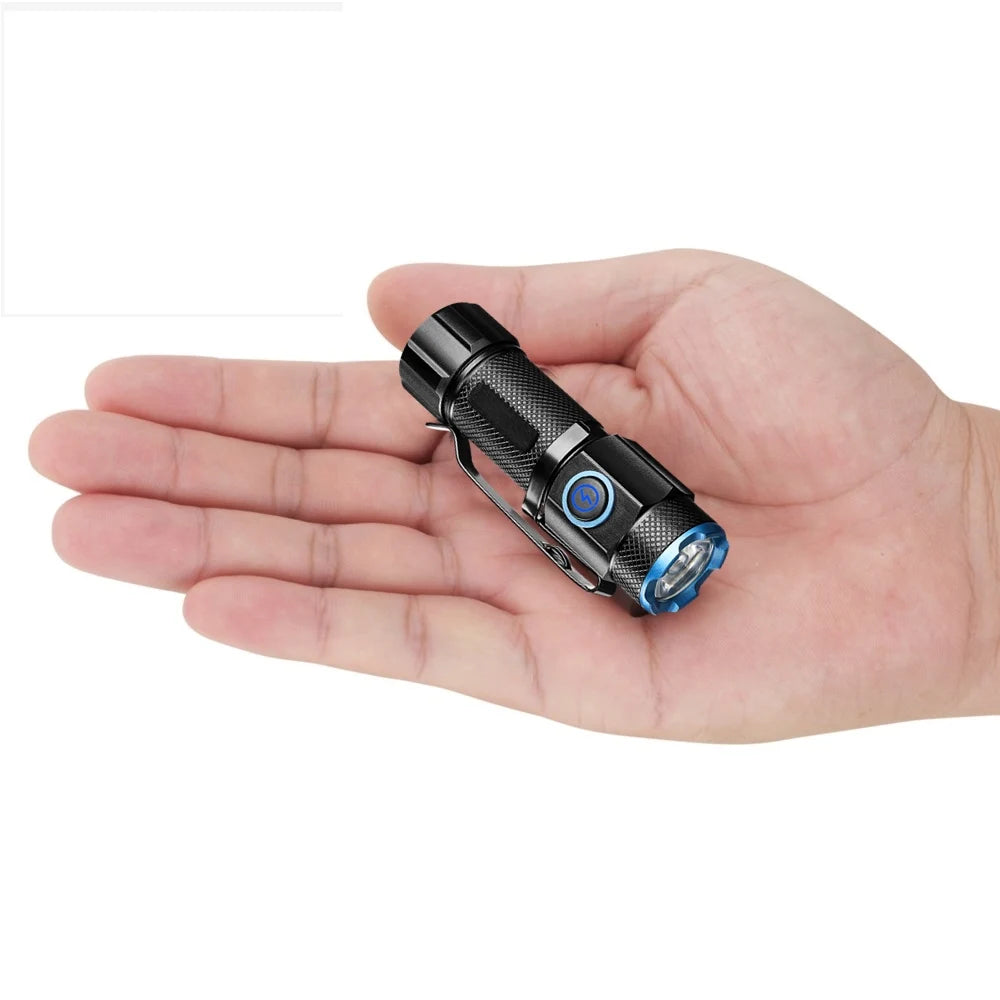 Linterna LED Recargable USB de Alto Brillo para Exteriores
