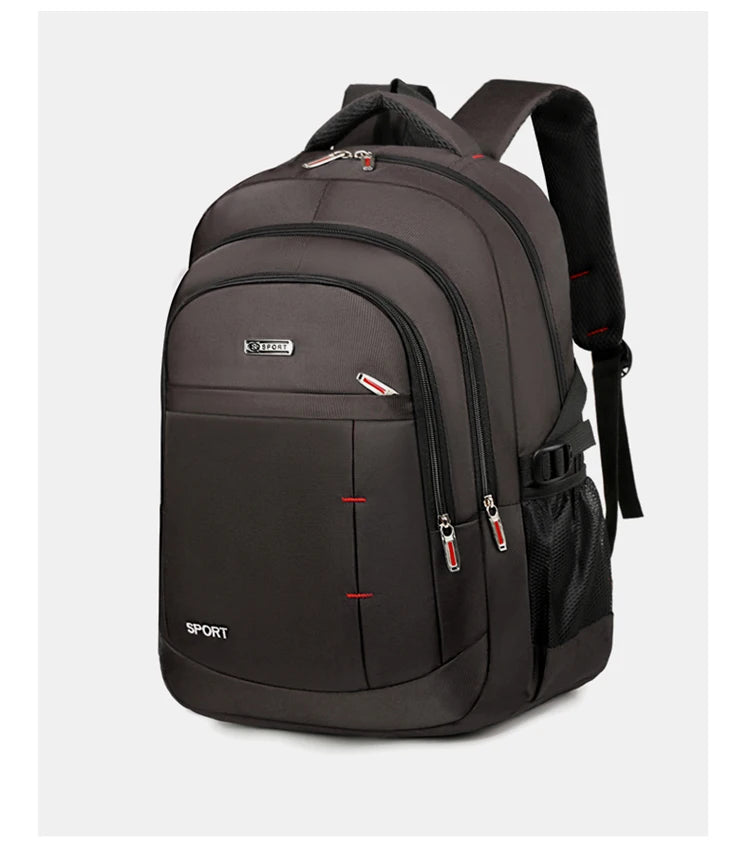 Mochila para portátil de gran capacidad: mochila unisex duradera, impermeable y elegante con prácticos bolsillos: ideal para la escuela y la viaje