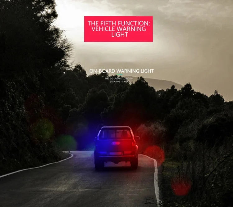 Luz LED Portátil Recargable para Acampar con Imán