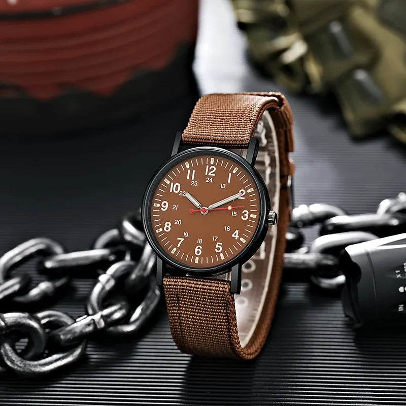 Relojes de moda para hombre, marca de lujo, reloj de cuarzo a la moda para hombre, manecillas luminosas, reloj masculino con esfera grande, reloj de pulsera resistente al agua para hombre