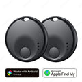 Localizador GPS de Doble Sistema Google y Apple, Rastreador de Ubicación Google Find My, Mini Dispositivo GPS para Motocicleta, Etiqueta Bluetooth Inalámbrica