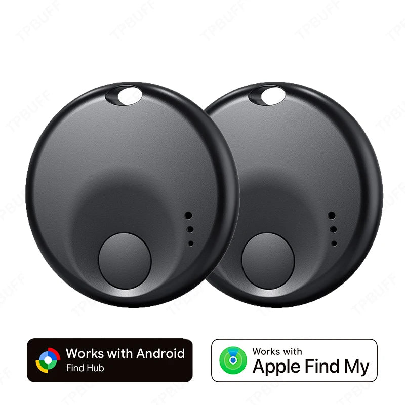 Localizador GPS de Doble Sistema Google y Apple, Rastreador de Ubicación Google Find My, Mini Dispositivo GPS para Motocicleta, Etiqueta Bluetooth Inalámbrica