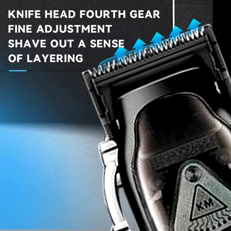 Cortadora de Pelo Kemei KM-1763, 9000 RPM Recargable