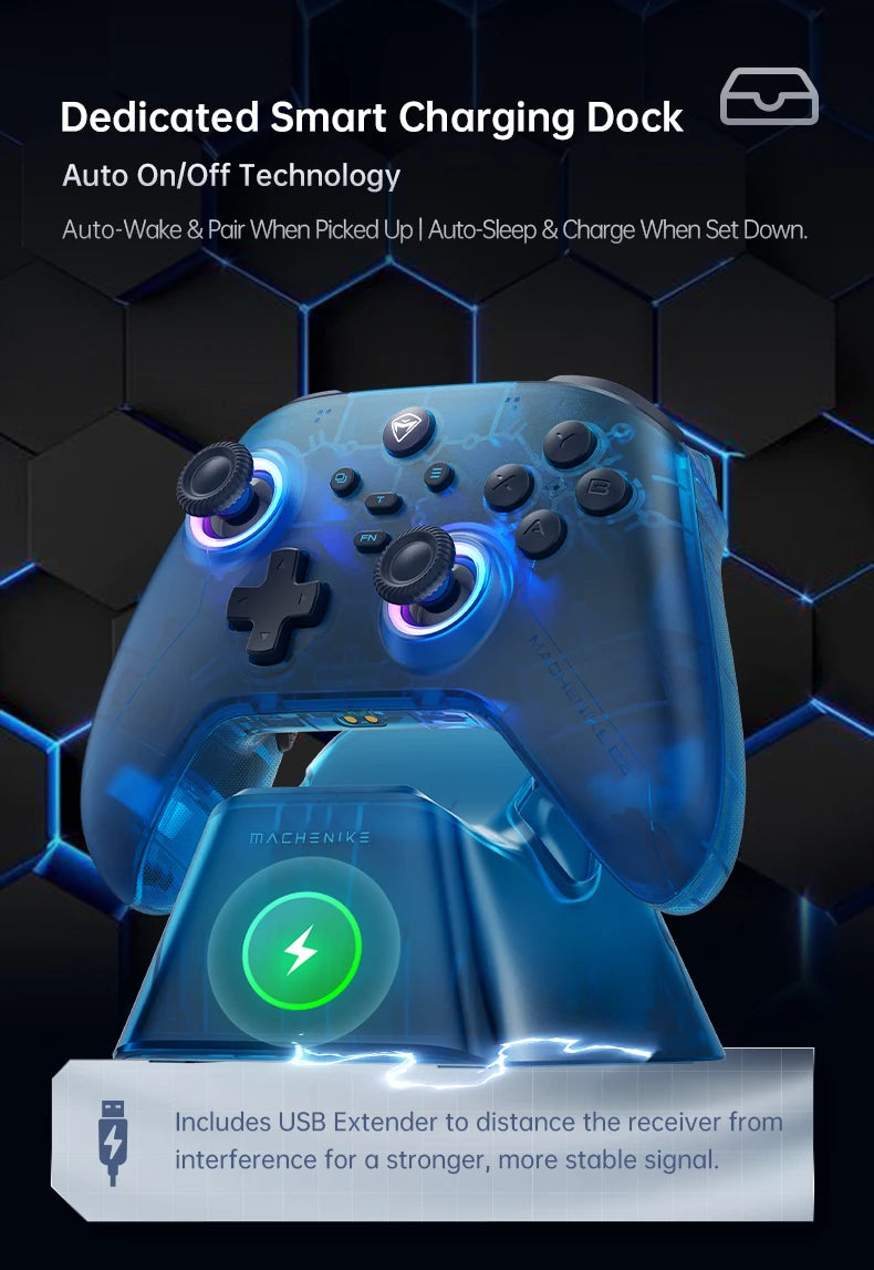 Controlador de Juegos para PC Machenike G3V2 G3Pro, Joysticks con Efecto Hall, Gamepad para Nintendo Switch, iPhone, Teléfono Móvil Android, PC
