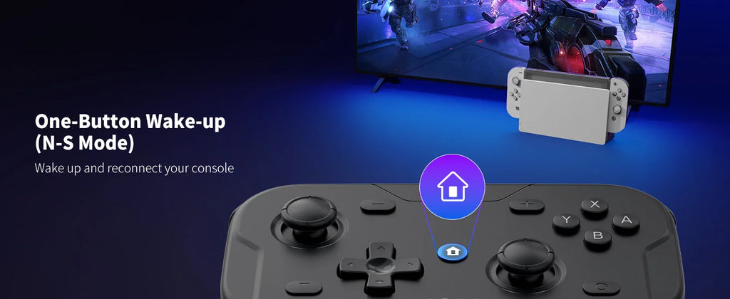 AceGamer-controlador de juego de bolsillo, Joysticks Hall portátiles, mando Bluetooth de 1000Hz para Switch/Switch2/Android/iOS/PC/Steamdeck