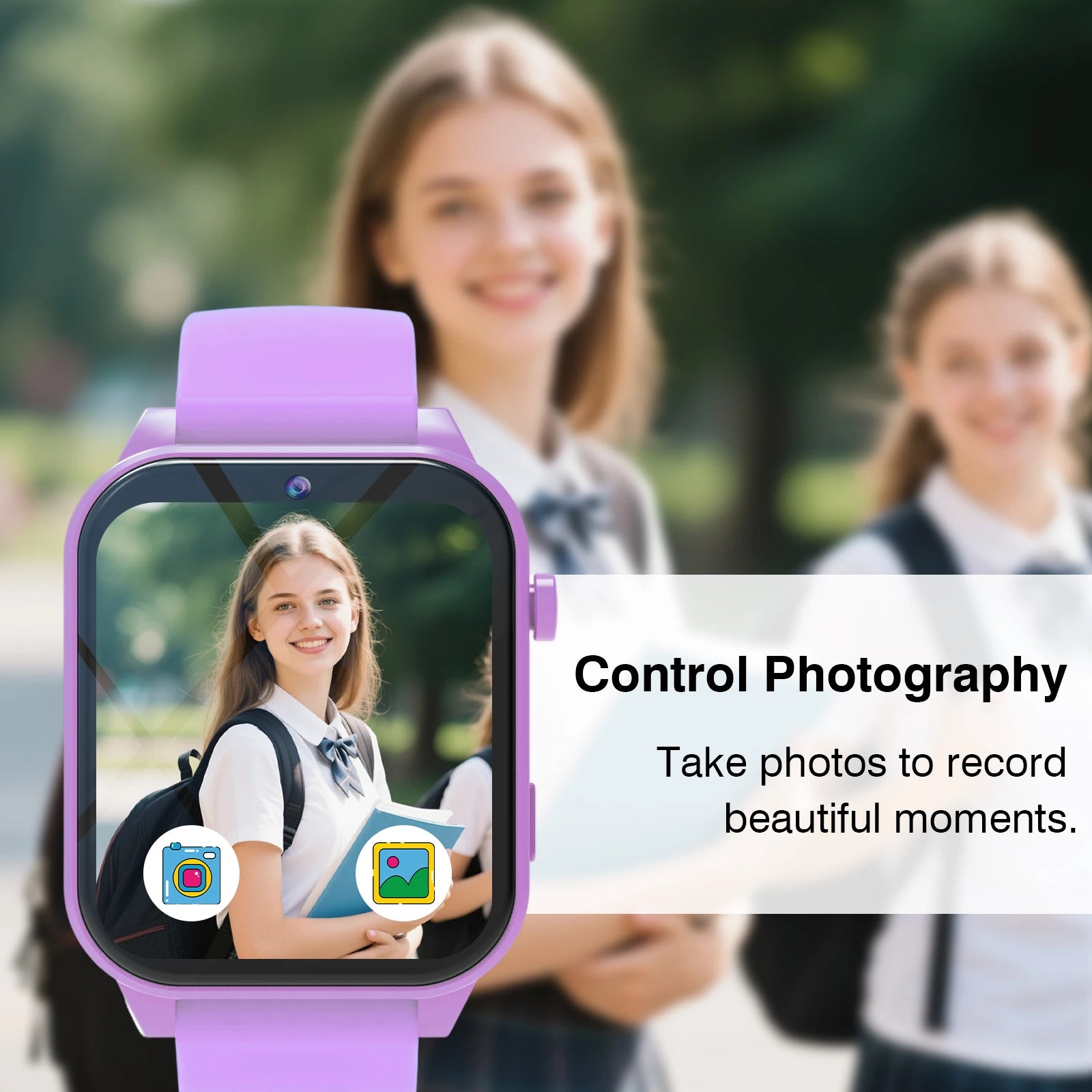 Reloj Inteligente Niños Cámara Juegos Linterna