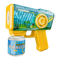 Pistola de Burbujas Eléctrica 12 Orificios con Luz LED