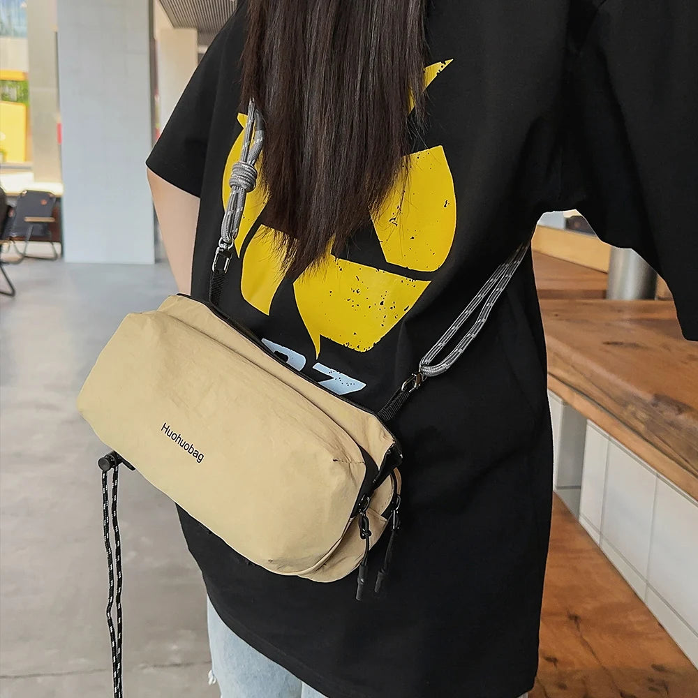 Diseño de bolso de hombro pequeño para deportes portátiles al aire libre, bolso para taza de agua, bolso cruzado, bolso funcional para botella de agua de un solo hombro