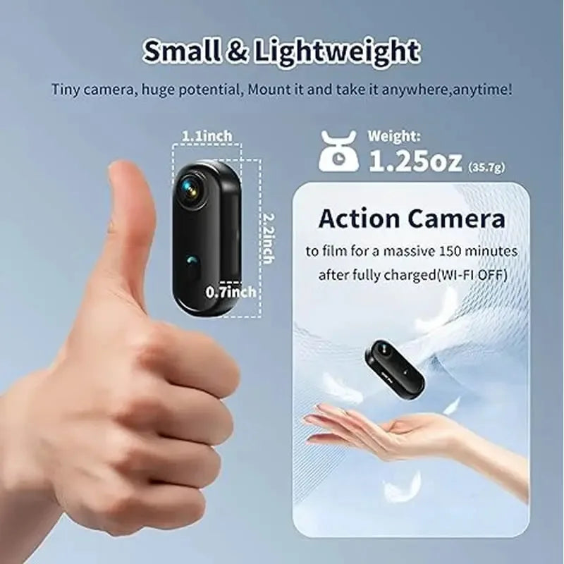 Mini Cámara Corporal FHD 1080P Portátil Impermeable