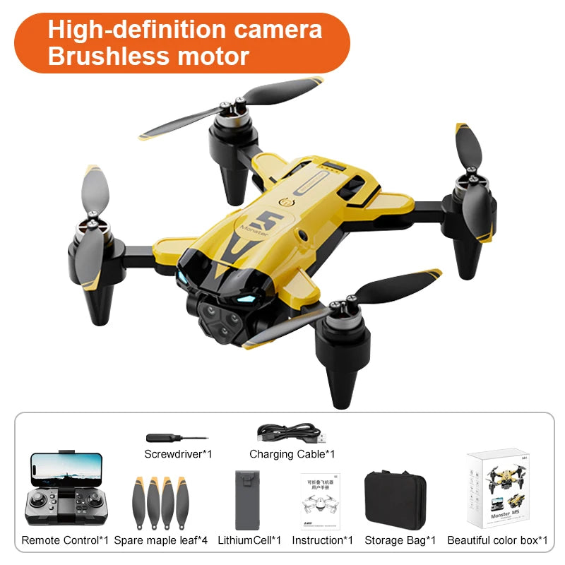 Dron M5 Profesional 8K Gran Angular con Evitación de Obstáculos