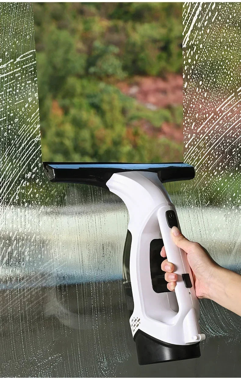 Limpiador de Ventanas Eléctrico Inalámbrico, Limpiador de Vidrios Recargable por USB, Herramienta para Limpiar Vidrios en el Hogar, Cocina y Baño