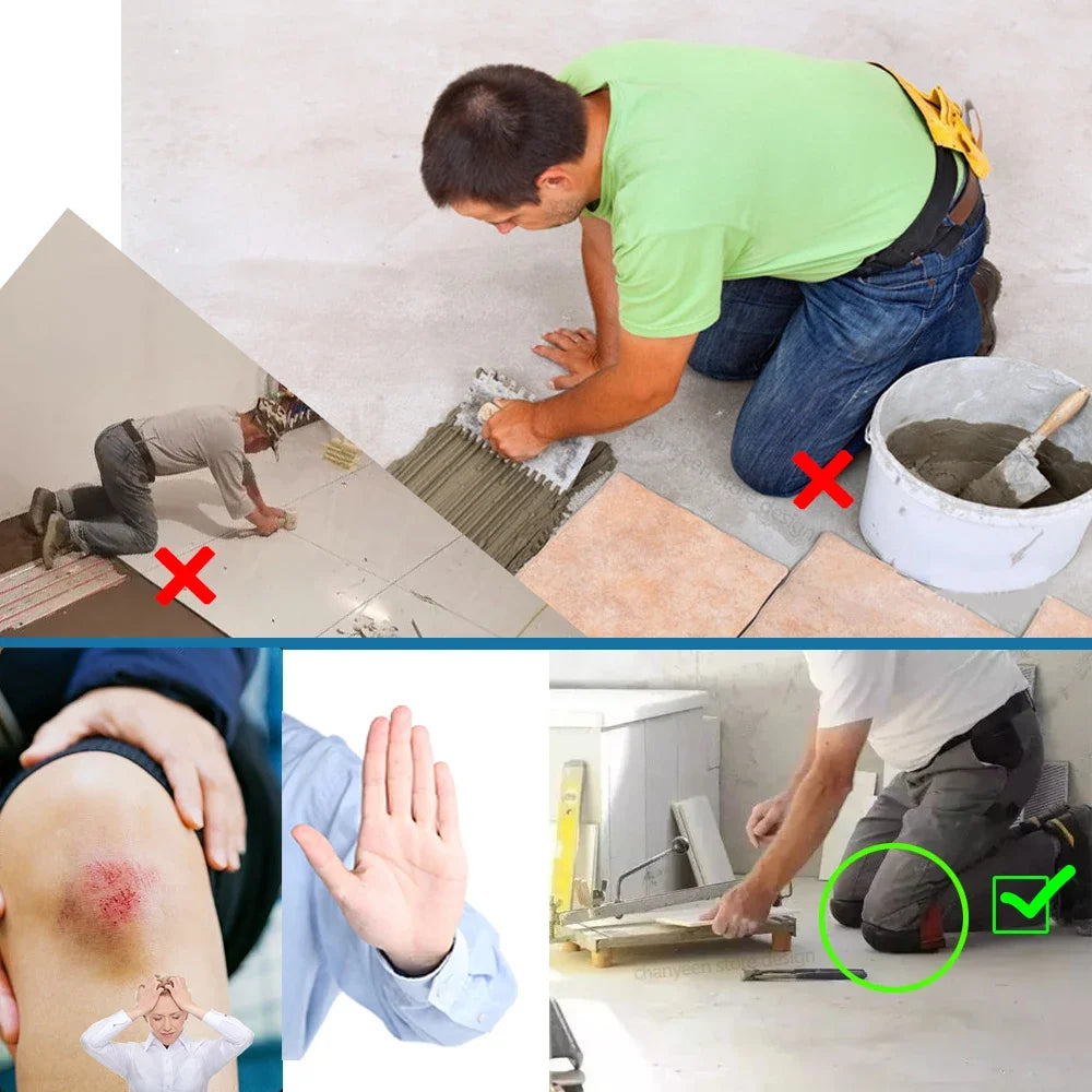 Rodilleras Profesionales para Construcción y Jardín x2