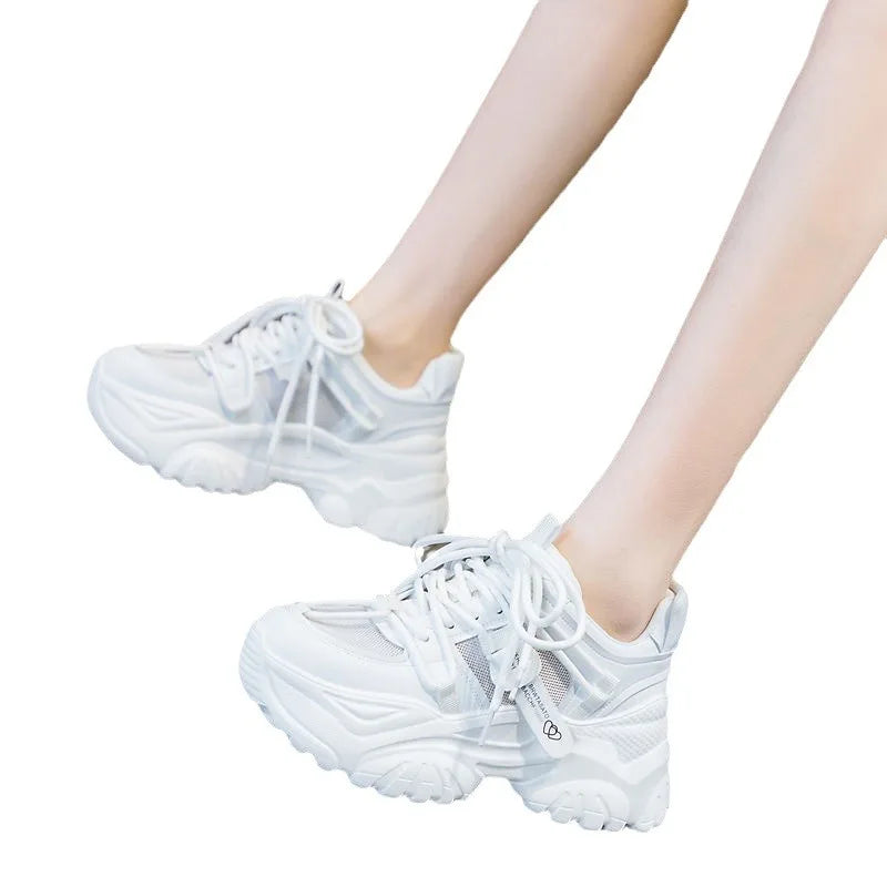 Zapatillas de Plataforma para Mujer - Suela Gruesa, Estilo Casual