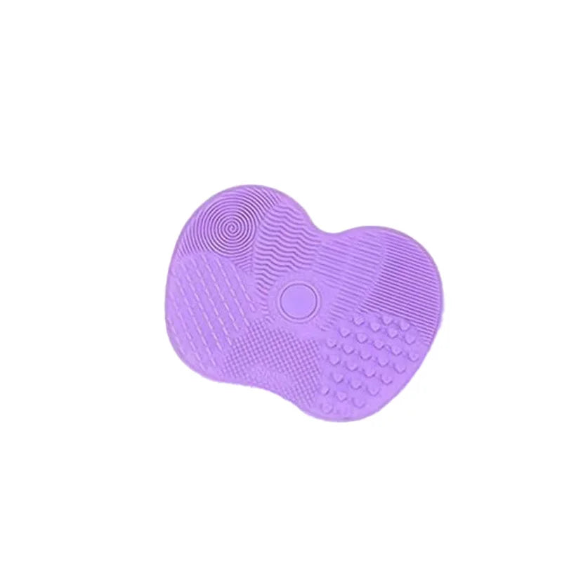 Almohadilla de silicona para limpiar brochas de maquillaje
