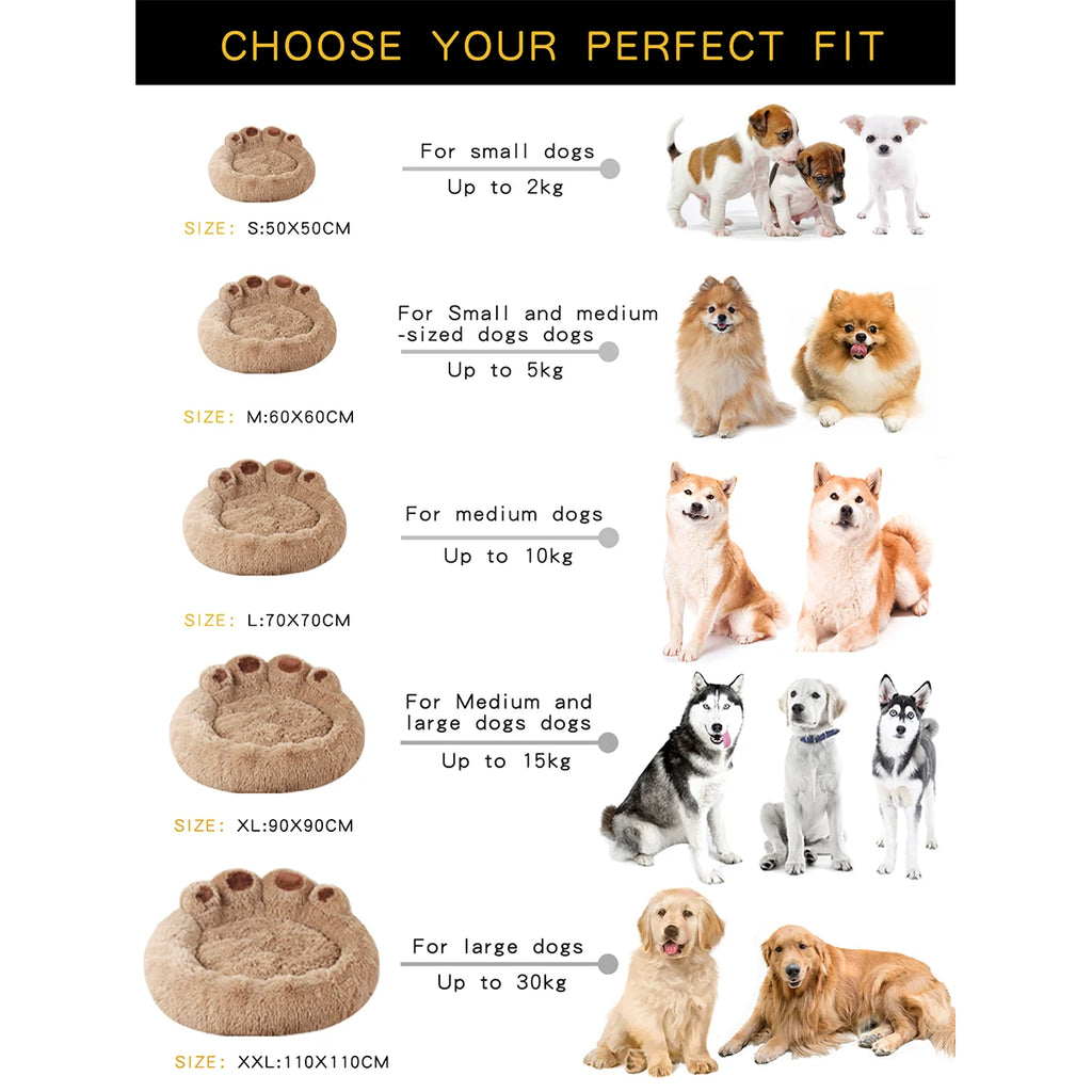 Cama Esponjosa para Mascotas – Suave y Cálida para Perros y Gatos