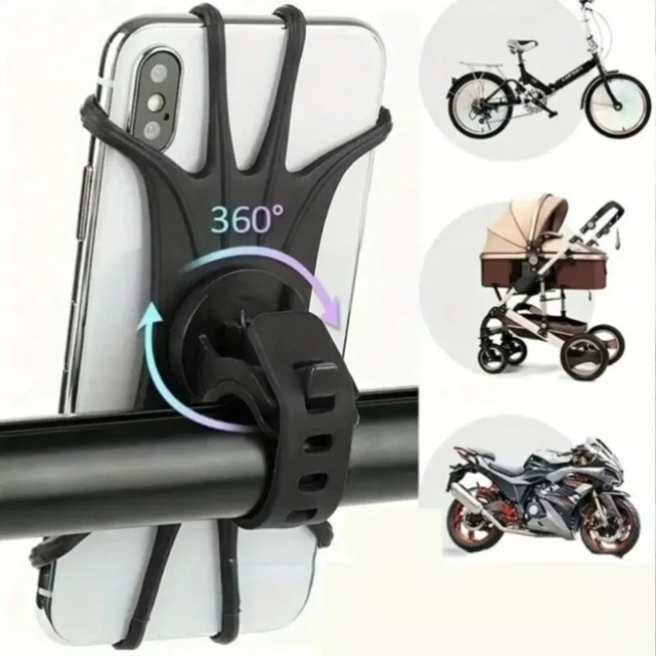 Soporte para Teléfono de Bicicleta, Soporte para Celular de Motocicleta, Soporte para iPhone, Samsung, Xiaomi, Soporte para Teléfono Móvil