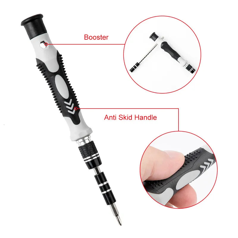 Juego de puntas de destornillador magnético Torx Phillips, llave removedora de enchufe, herramientas de reparación de teléfono y PC, accesorios de herramientas eléctricas