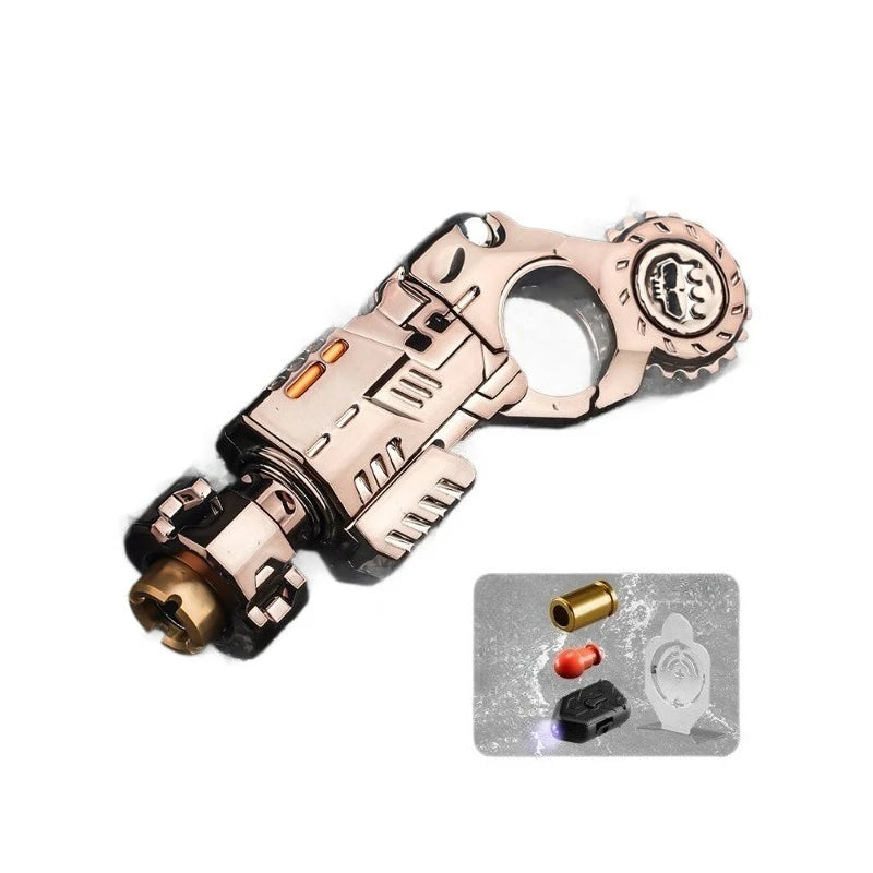 Juego de pistola de juguete de aleación expulsión de concha, juguete sensorial para aliviar el estrés, Mini tope de dedo, dispositivo de escritorio EDC, regalo para niños adolescentes