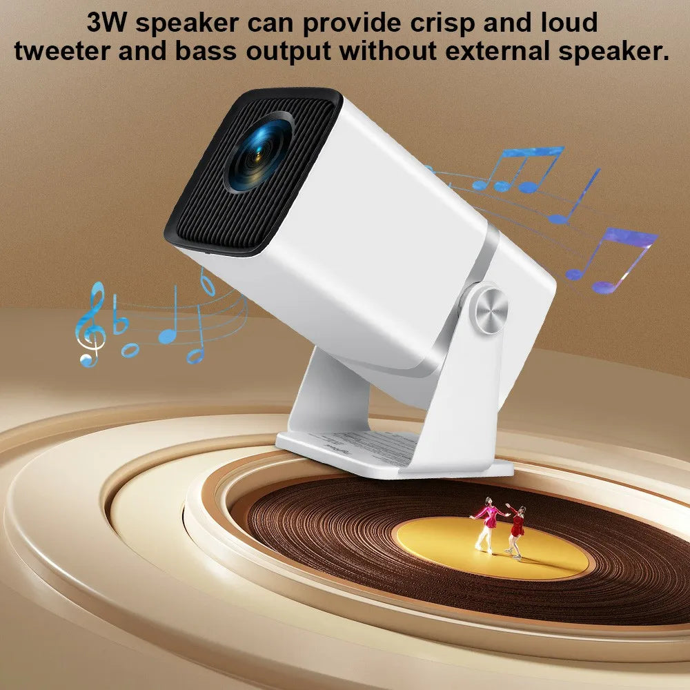 Mini Proyector ThundeaL TD80W Full HD 1080P 4K Android WiFi, Cine en Casa, Reuniones, Videos, Películas, Proyector Portátil TD80 PK HY320