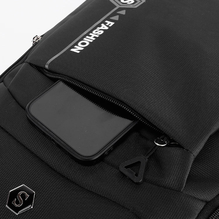 Mochila de viaje: gran capacidad, correas ajustables para los hombros, múltiples compartimentos, adecuada para la escuela, viajes y trabajo, tr
