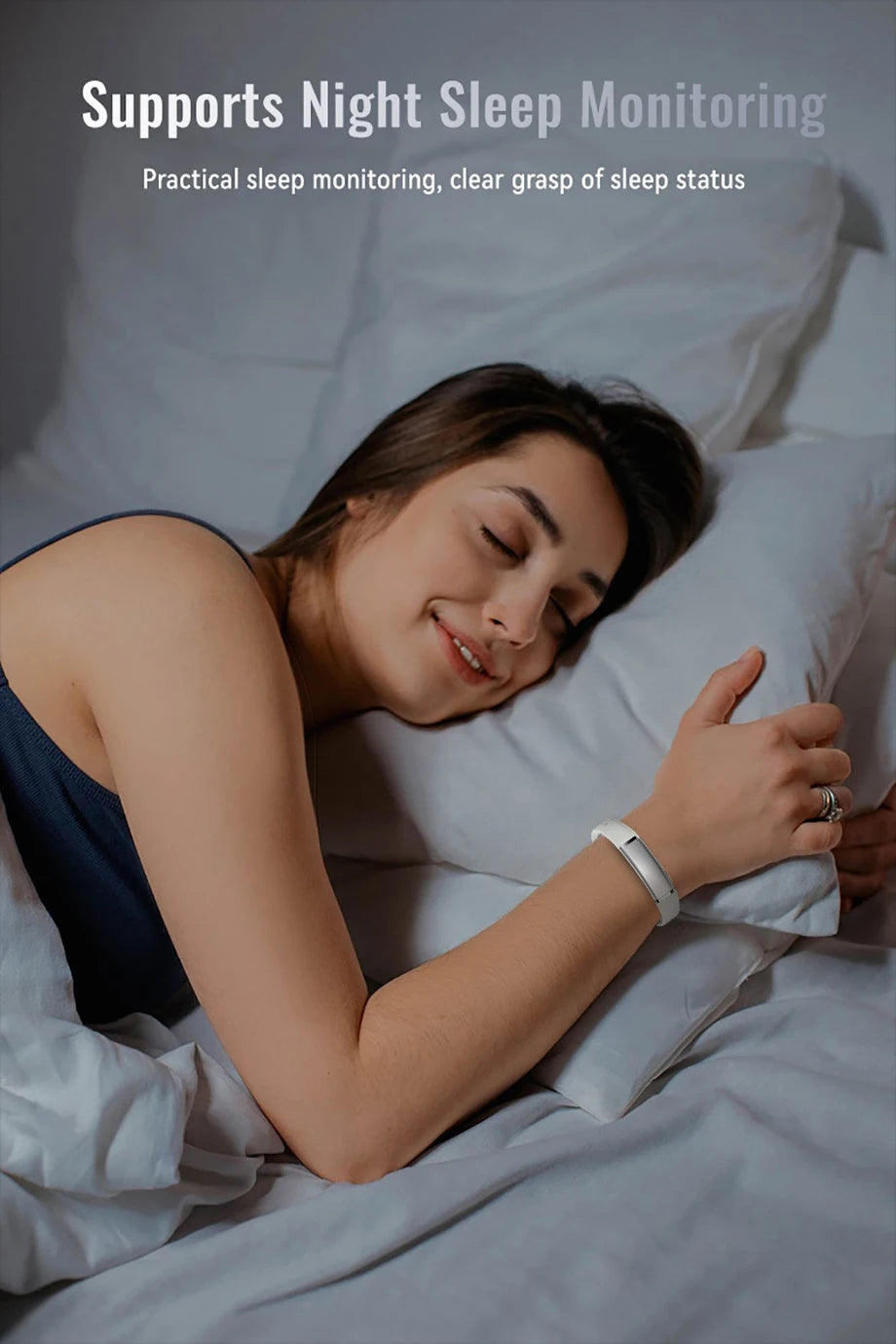 Pulsera inteligente Bluetooth LIGE con monitor de salud y frecuencia cardíaca