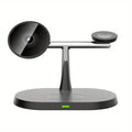 Estación de Carga Inalámbrica Magnética 3 en 1 para iPhone 17 16 15 14 Pro Max, Apple Watch 9 8, Airpods Pro, Base de Carga Macsafe