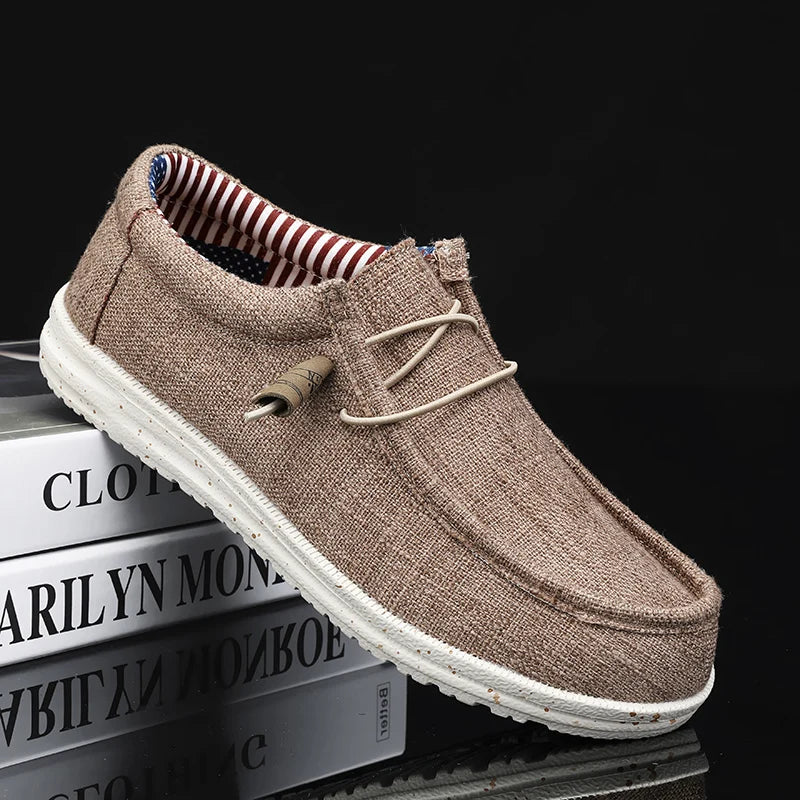 Mocasines casuales para hombre, ultraligeros, sin cordones, transpirables y antideslizantes