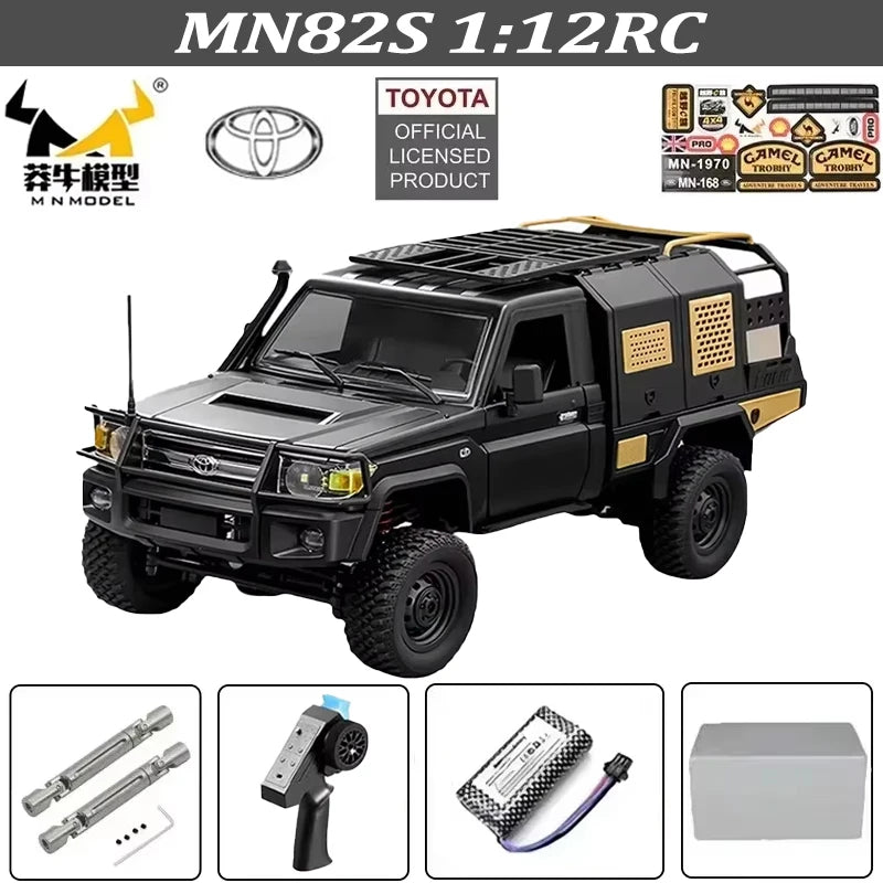 MN82 MN82S Toyota Rc 4x4 Rc CAR 2,4g 1/12 escala completa todoterreno Control remoto coche trepador de control remoto coche de juguete para regalo