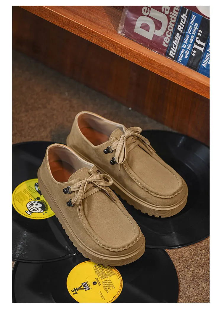 Zapatos descalzos con punta ancha para hombre, calzado informal retro clásico, zapatos ligeros para deportes al aire libre, zapatos para caminar, zapatos de trabajo de suela gruesa de color caqui