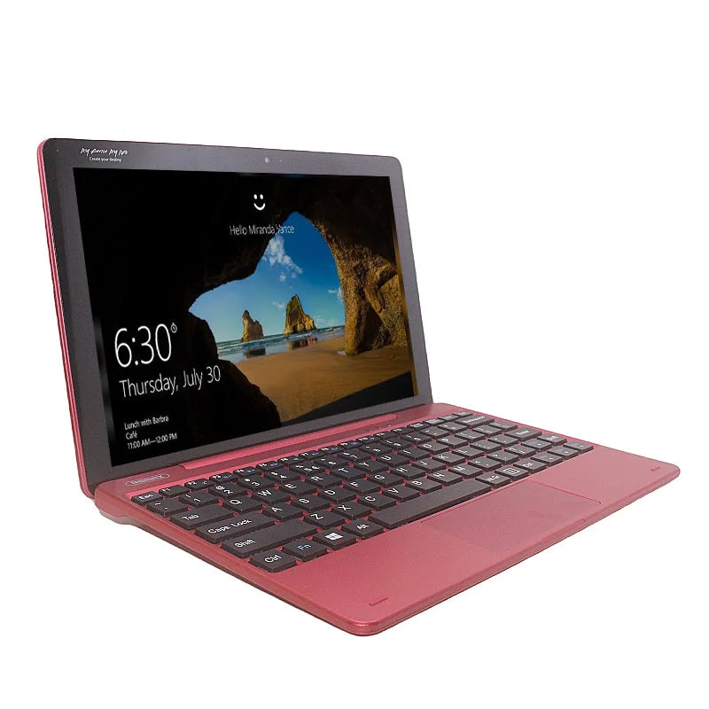 Tableta Remax-101 de 10.1 Pulgadas con Windows 10 de 64 Bits, CPU Intel Z8350, 2 GB de RAM DDR, 32 GB de ROM, Pantalla IPS de 1280 x 800 y Teclado Desmontable