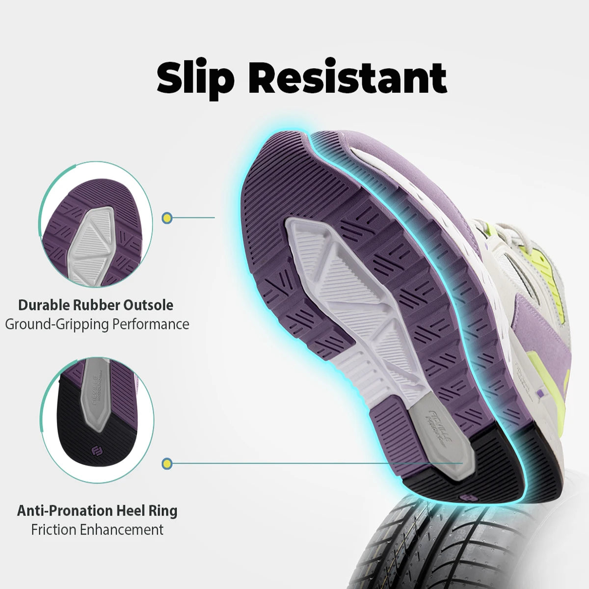 FitVille-zapatos para caminar Extra anchos para mujer, zapatillas ligeras de ancho para pie plano, fascitis Plantar, alivio del dolor en el talón