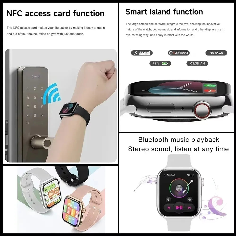 Reloj Inteligente Serie 10 con Llamadas Bluetooth, GPS y Monitor de Salud