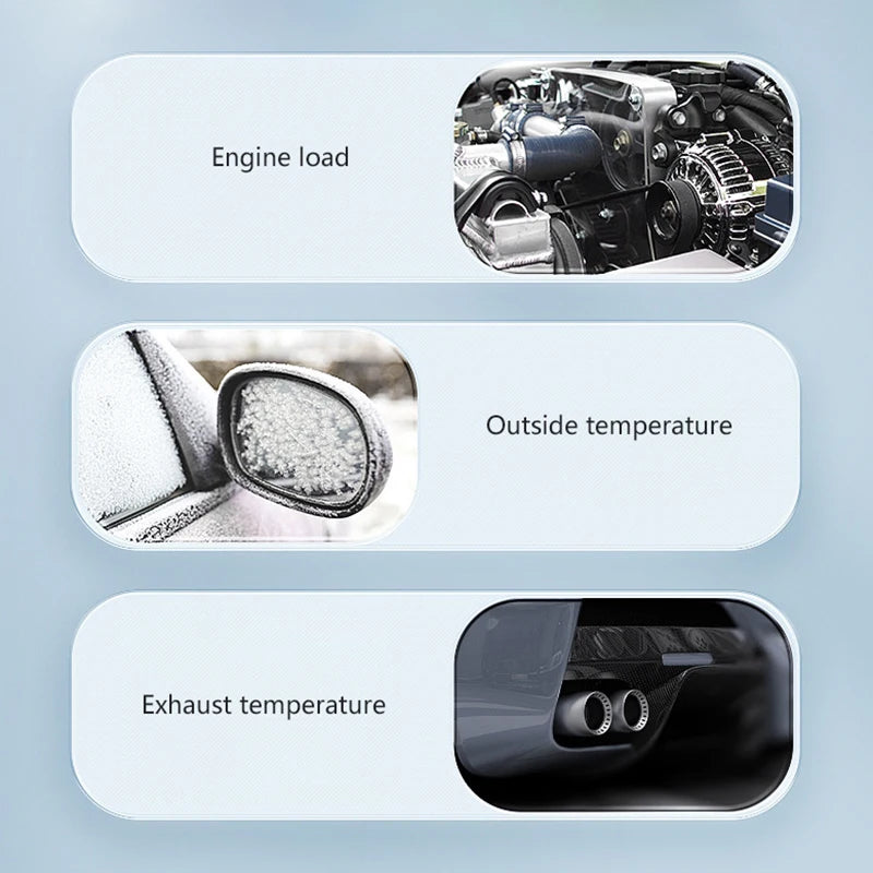 Velocímetro Digital de doble pantalla para coche, velocímetro de conducción HUD ODB, proyector de parabrisas, pantalla frontal de voltaje para vehículos de camión
