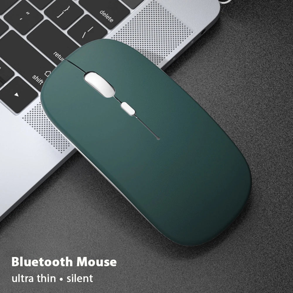 Ratón Bluetooth silencioso Marcaron ordenador portátil ratón óptico inalámbrico para iPad Samsung tableta ratones universales silenciosos