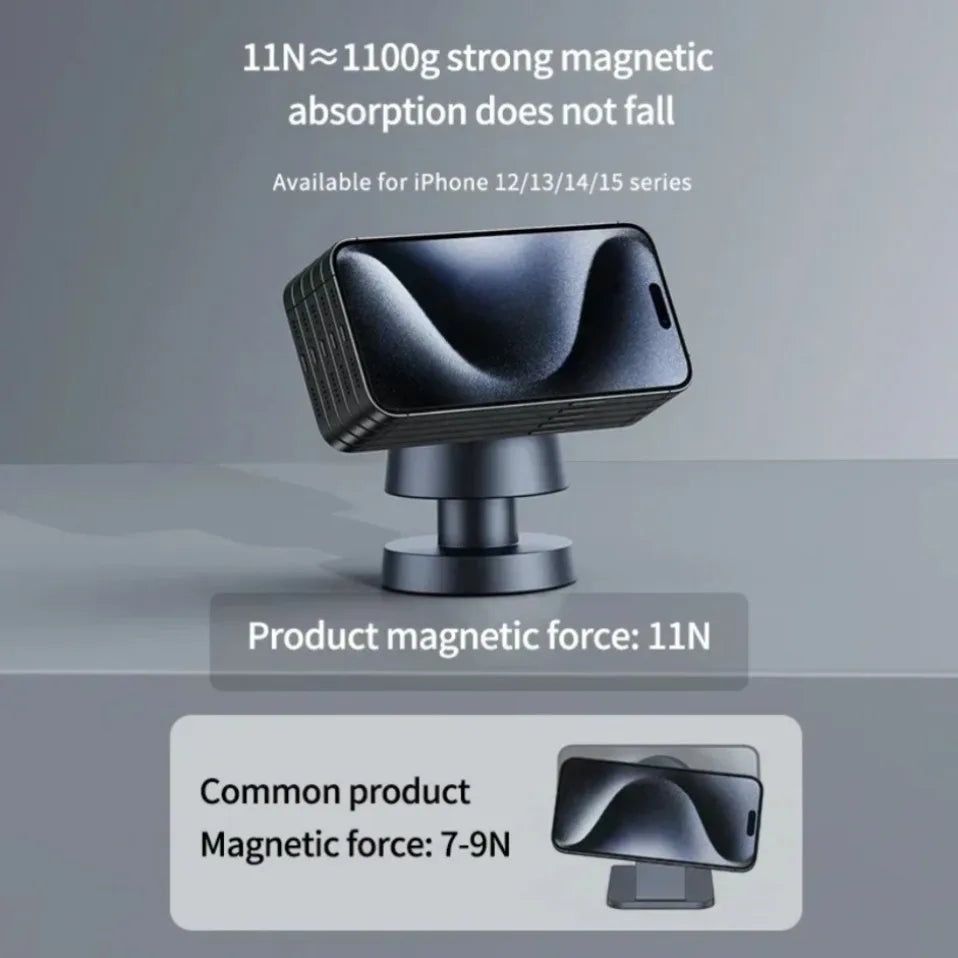 Cargador Inalámbrico Magnético de 15W con Luz Nocturna para Magsafe iPhone 17 16 Pro Max 15 14 13 12 Apple Watch 11 Airpods Pro Carga Rápida