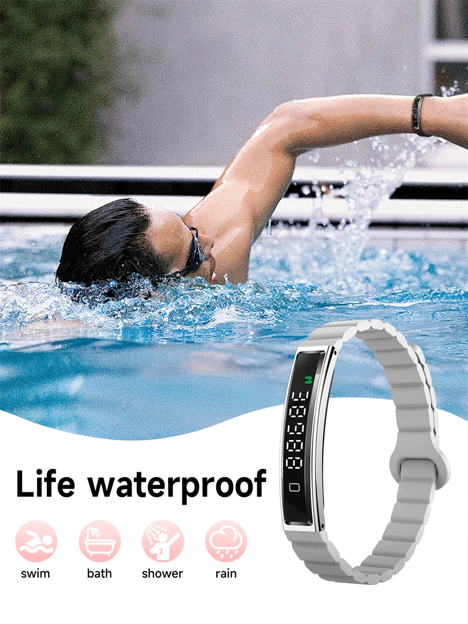 Reloj Inteligente con Podómetro y Monitor de Sueño