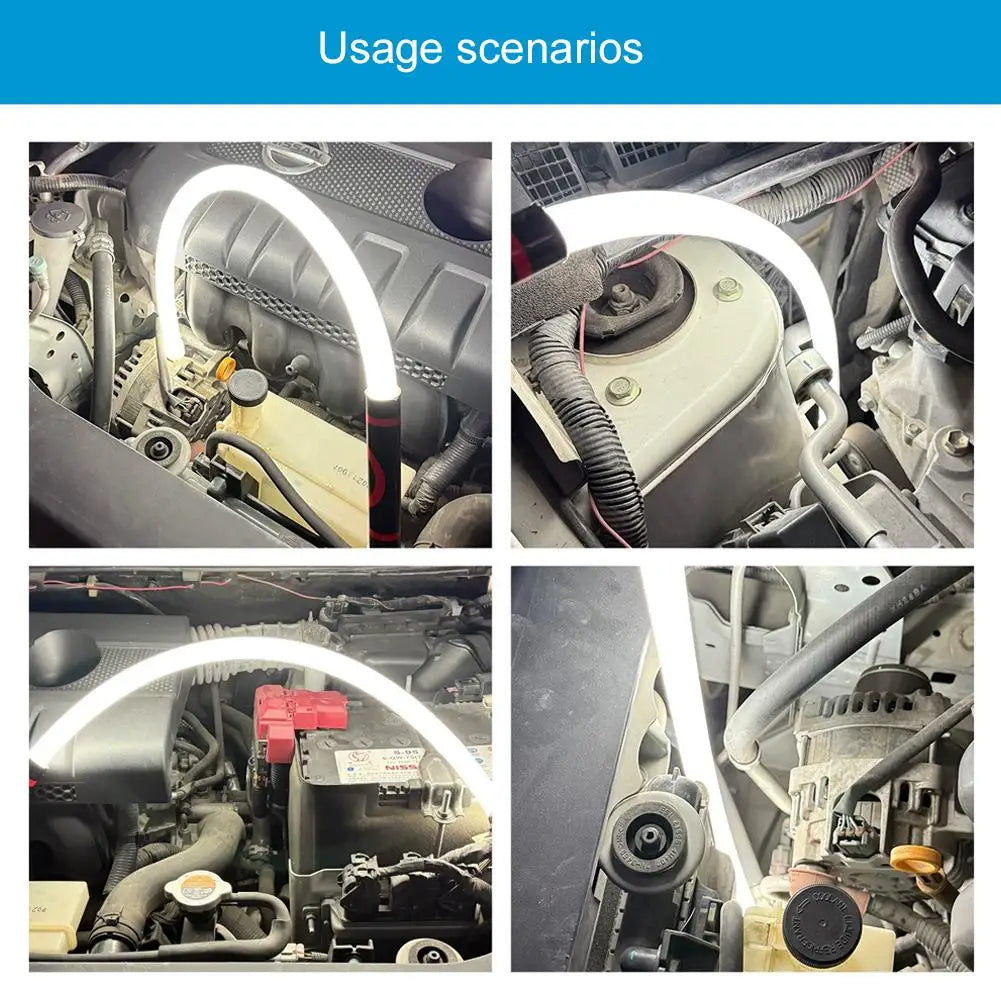 Nueva Linterna LED Flexible de Alta Luminosidad, Herramienta de Iluminación Automotriz Portátil, Luz de Trabajo Profesional para Mecánicos y Reparaciones de Automóviles
