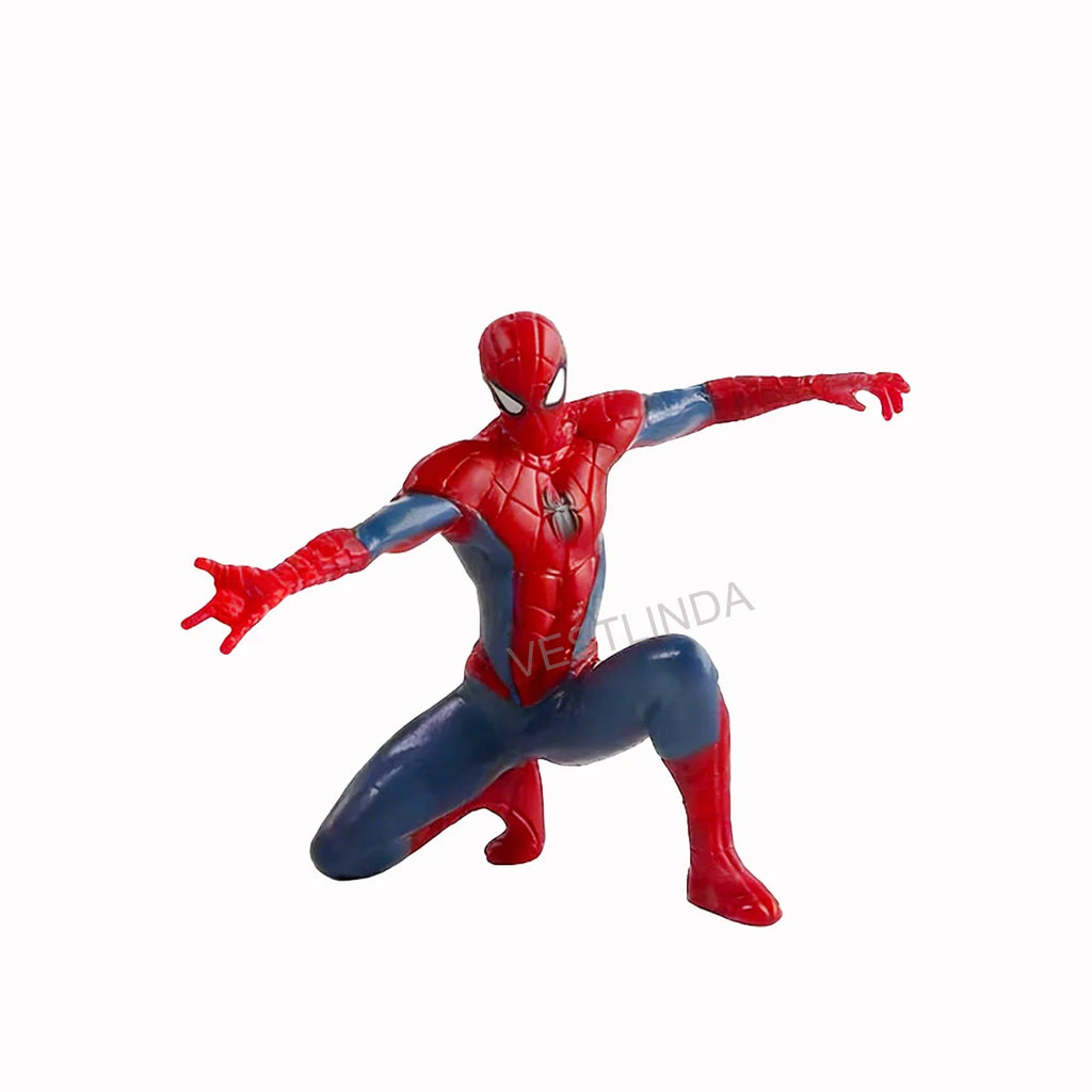 Mini Figuras de Superhéroes de 7-9 cm, Modelo de Spiderman, Juguete Coleccionable, Estatuilla de Películas Clásicas, Decoración Portátil para Escritorio, Juguetes Divertidos