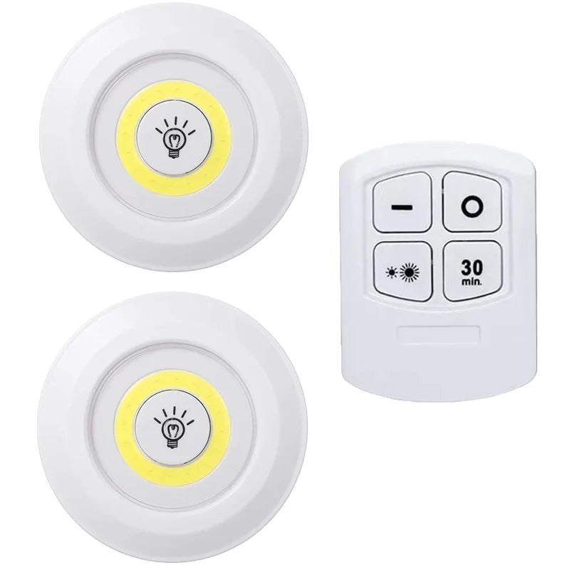 Luz LED Regulable para Gabinete con Control Remoto
