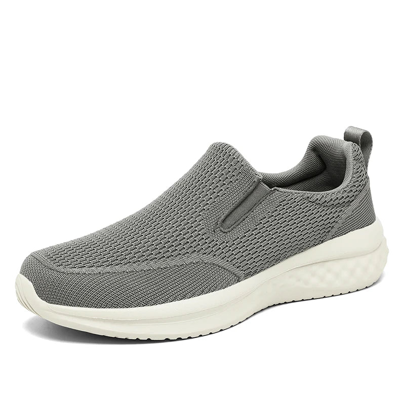 Zapatos informales de marca para hombre, zapatillas de deporte a la moda para hombre, zapatos planos transpirables para caminar para hombre, zapatos ligeros de talla grande para exteriores, mocasines