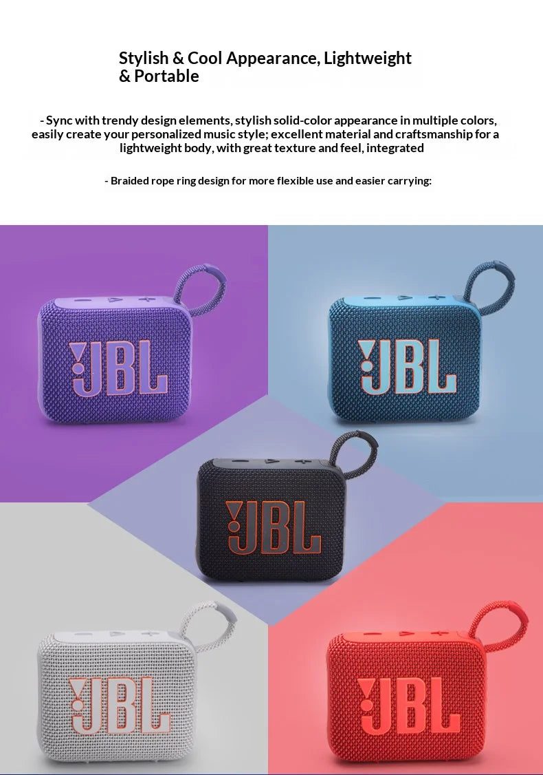 Parlante Bluetooth JBL Go 4 Portátil Impermeable
