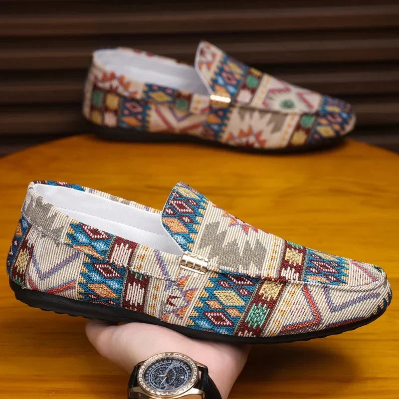 Zapatos informales de verano para hombre, mocasines transpirables para hombre, zapatos perezosos, zapatillas cómodas para caminar, zapatos planos antideslizantes para conducir
