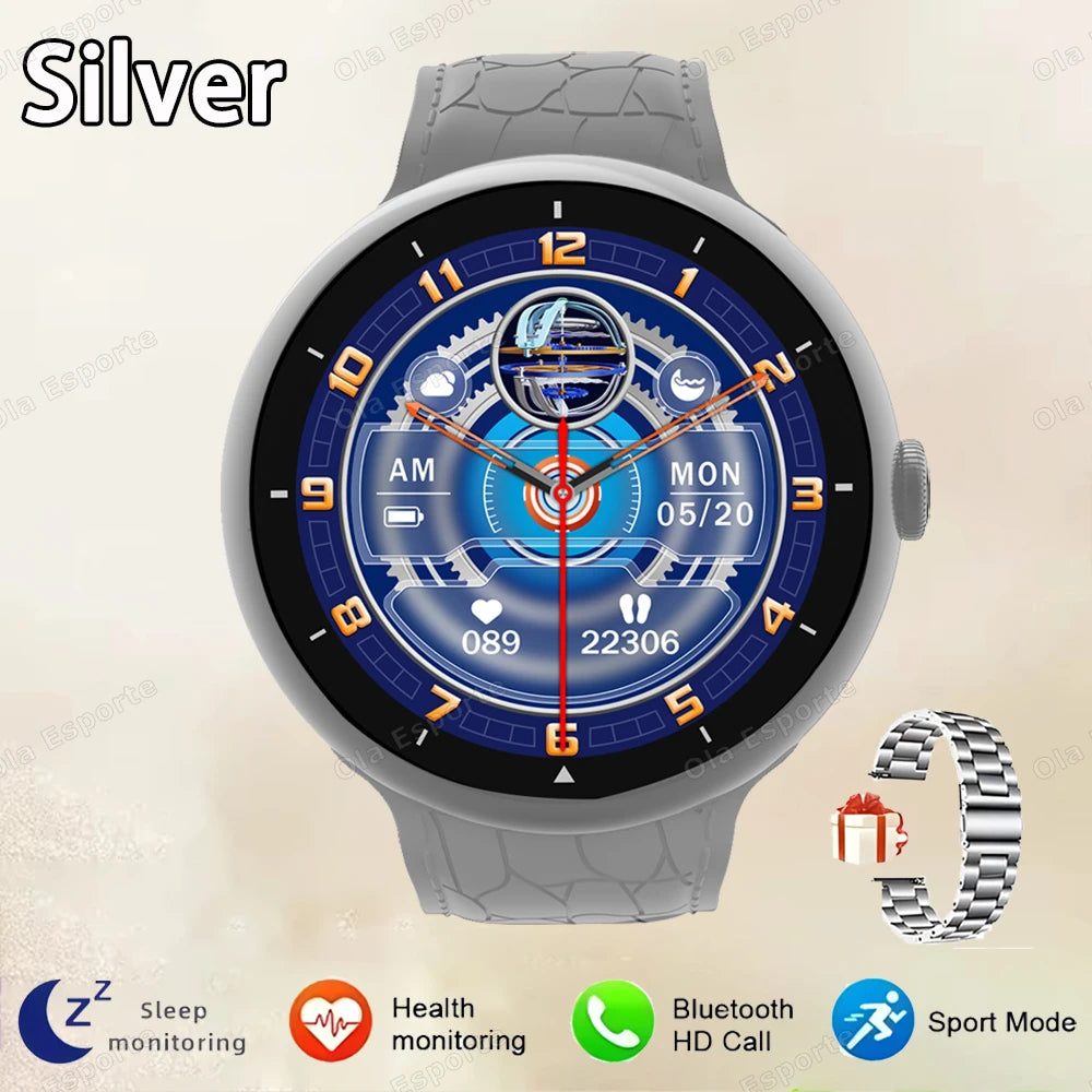 Smartwatch AMOLED con GPS, Llamadas Bluetooth y Carga Inalámbrica