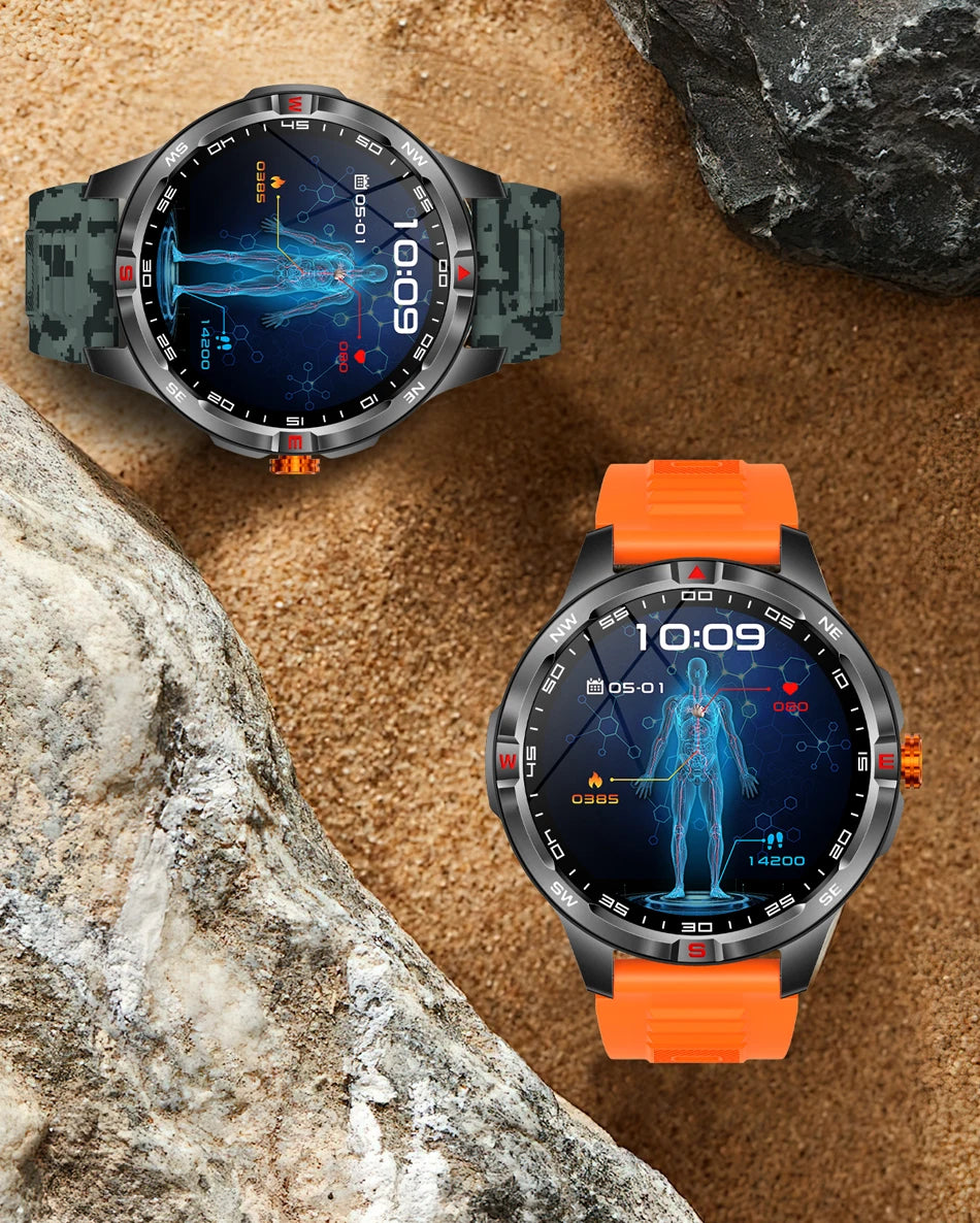 Reloj Inteligente GPS Brújula Bluetooth Deportivo