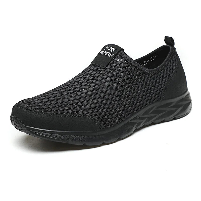 Zapatillas de deporte para hombre, zapatos informales transpirables para hombre, mocasines antideslizantes para exteriores para caminar, tenis ligeros a la moda para hombre, envío gratis