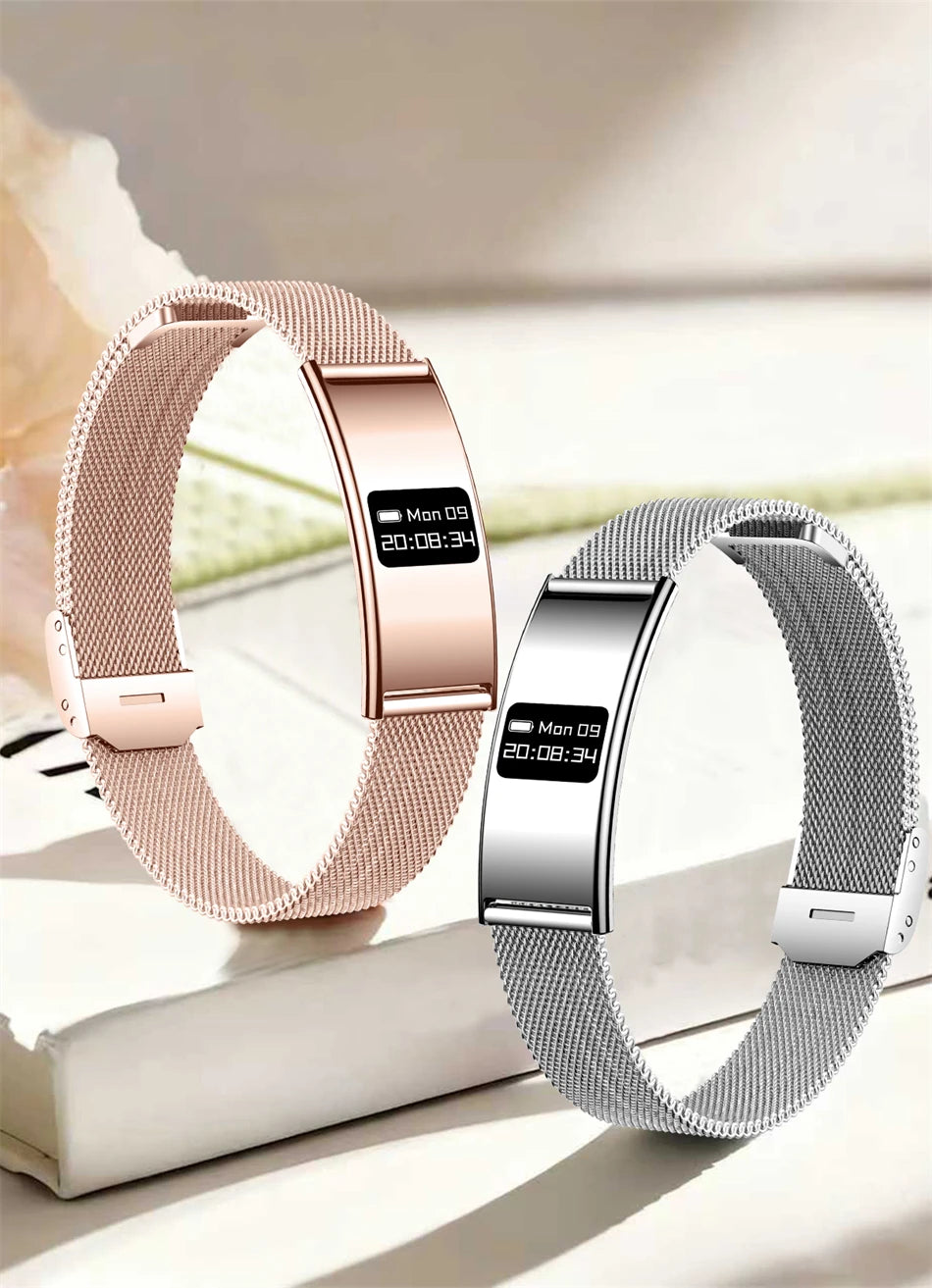 Pulsera Inteligente Deportiva Resistente al Agua IPX8 con Monitor de Salud