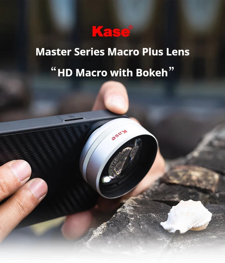 Filtro CPL Kase con Clip para Smartphone y Lente Macro Pro