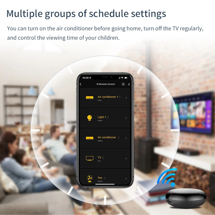Control Remoto Universal WiFi IR para Aire Acondicionado