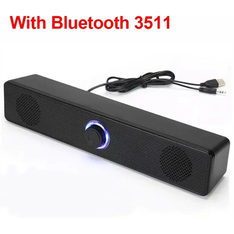 Barra de Sonido VIKEFON Bluetooth para PC y TV con Subwoofer Estéreo