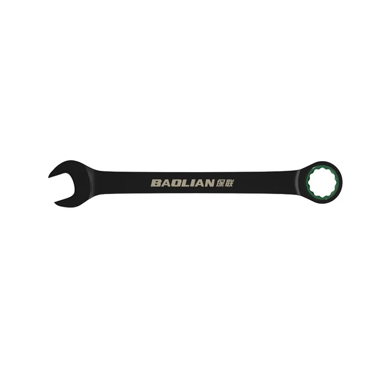 BAOLIAN Llave de trinquete de flor de ciruelo rápida direccional dual, herramienta de llave de doble uso de apertura pequeña automática de grado industrial